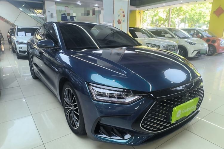 Used BYD Han 2022 DM-i 121KM Luxury Model Front Right 45 Deg