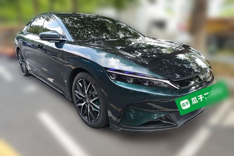Used BYD Han 2022 EV Genesis Edition 610KM All-Wheel Drive Premium Model Front Right 45 Deg