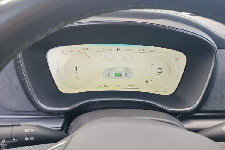 Used BYD Han 2022 EV 610 km All-Wheel-Drive Qianshan Cui Limited Edition Instrument Cluster