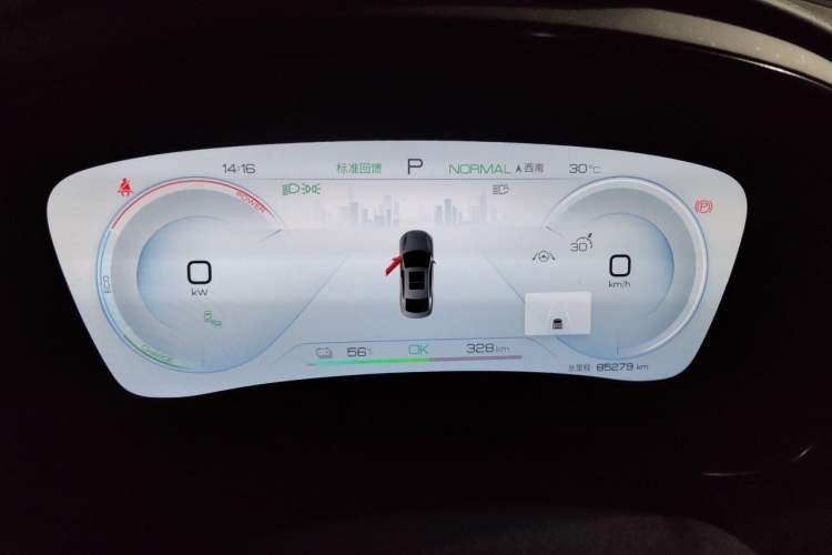 Used BYD Han 2022 EV 610 km All-Wheel-Drive Qianshan Cui Limited Edition Instrument Cluster