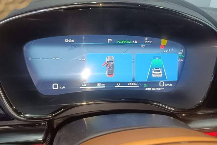 Used BYD Han 2022 DM-i 121KM Luxury Model Instrument Cluster