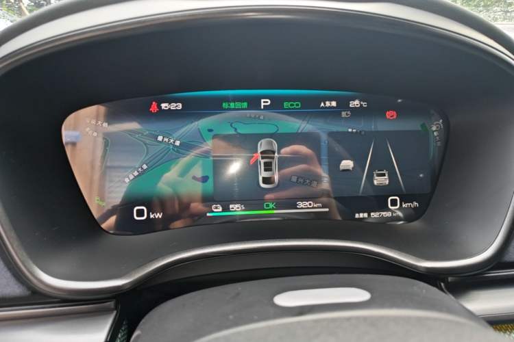 Used BYD Han 2022 EV 610 km All-Wheel-Drive Qianshan Cui Limited Edition Instrument Cluster
