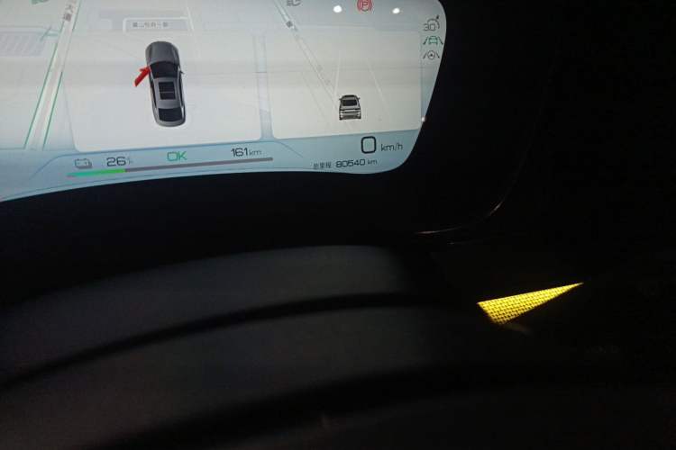 Used BYD Han 2022 EV 610 km All-Wheel-Drive Qianshan Cui Limited Edition Odometer Close Up