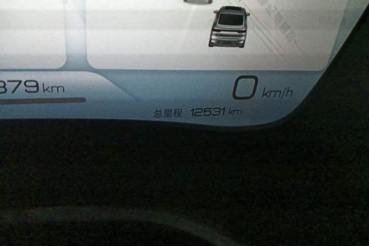 Used BYD Han 2022 EV 610 km All-Wheel-Drive Qianshan Cui Limited Edition Odometer Close Up