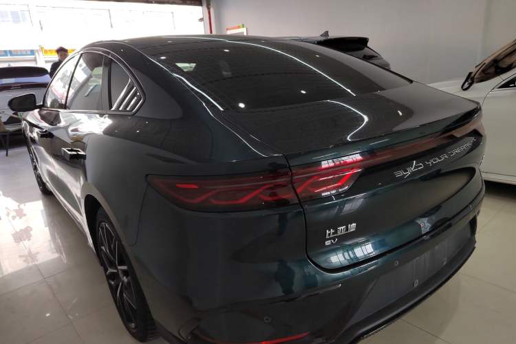 Used BYD Han 2022 EV 610 km All-Wheel-Drive Qianshan Cui Limited Edition Rear Left 45 Deg