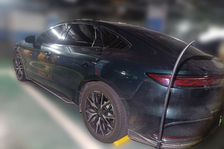Used BYD Han 2022 EV 610 km All-Wheel-Drive Qianshan Cui Limited Edition Rear Left 45 Deg