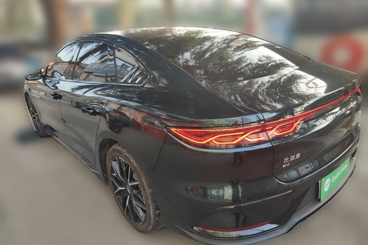 Used BYD Han 2022 EV 610 km All-Wheel-Drive Qianshan Cui Limited Edition Rear Left 45 Deg