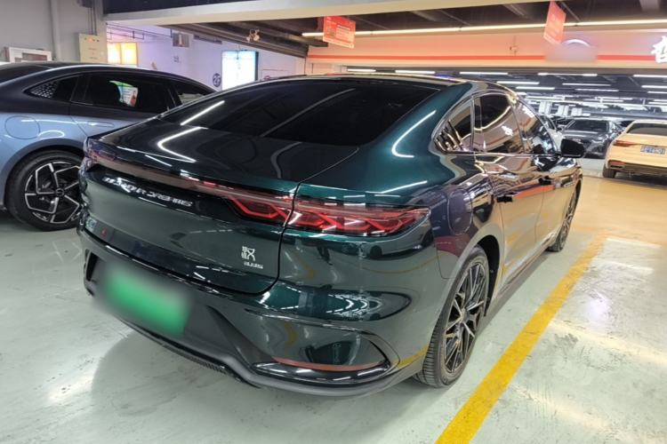 Used BYD Han 2022 EV 610 km All-Wheel-Drive Qianshan Cui Limited Edition Rear Right 45 Deg