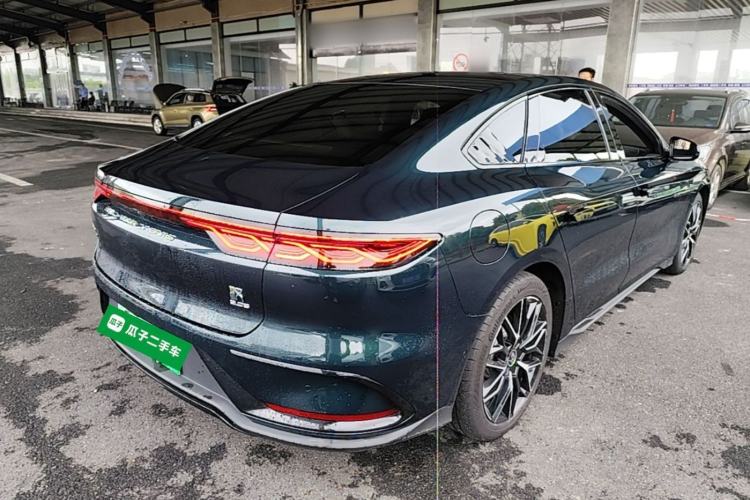 Used BYD Han 2022 EV 610 km All-Wheel-Drive Qianshan Cui Limited Edition Rear Right 45 Deg