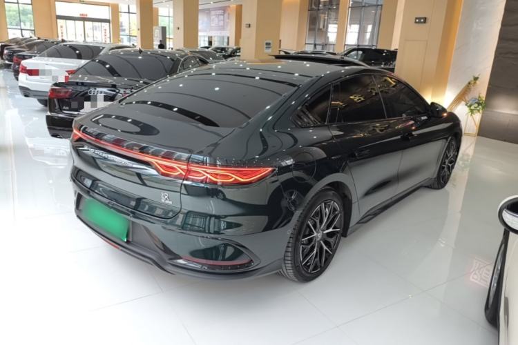 Used BYD Han 2022 EV 610 km All-Wheel-Drive Qianshan Cui Limited Edition Rear Right 45 Deg