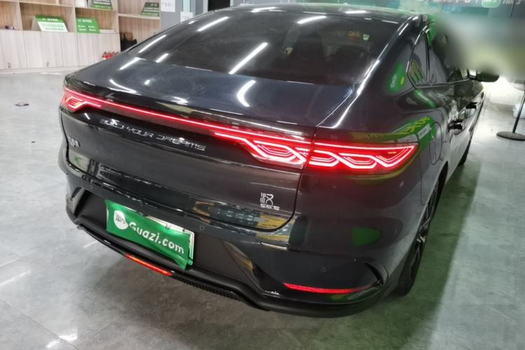 Used BYD Han 2022 EV 610 km All-Wheel-Drive Qianshan Cui Limited Edition Rear Right 45 Deg
