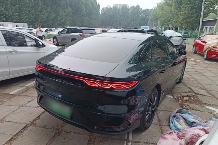 Used BYD Han 2022 EV 610 km All-Wheel-Drive Qianshan Cui Limited Edition Rear Right 45 Deg