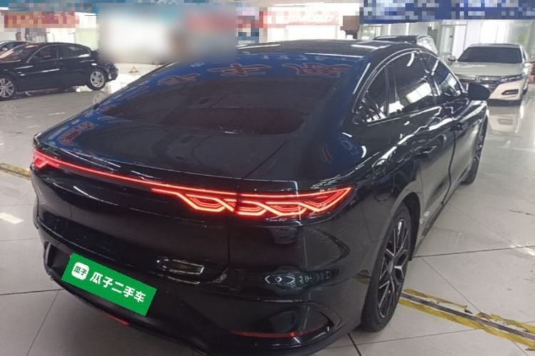 Used BYD Han 2022 EV 610 km All-Wheel-Drive Qianshan Cui Limited Edition Rear Right 45 Deg