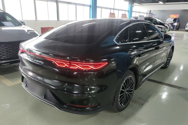 Used BYD Han 2022 DM-i 121KM Luxury Model Rear Right 45 Deg