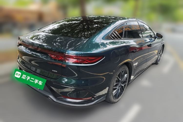 Used BYD Han 2022 EV Genesis Edition 610KM All-Wheel Drive Premium Model Rear Right 45 Deg