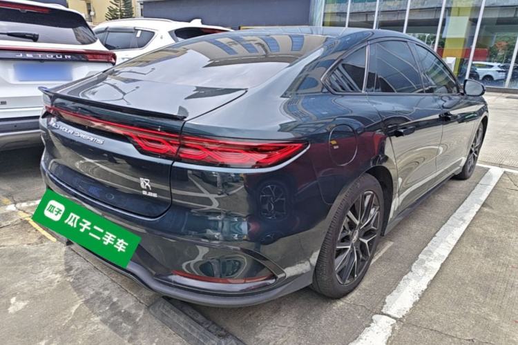 Used BYD Han 2022 EV 610 km All-Wheel-Drive Qianshan Cui Limited Edition Rear Right 45 Deg