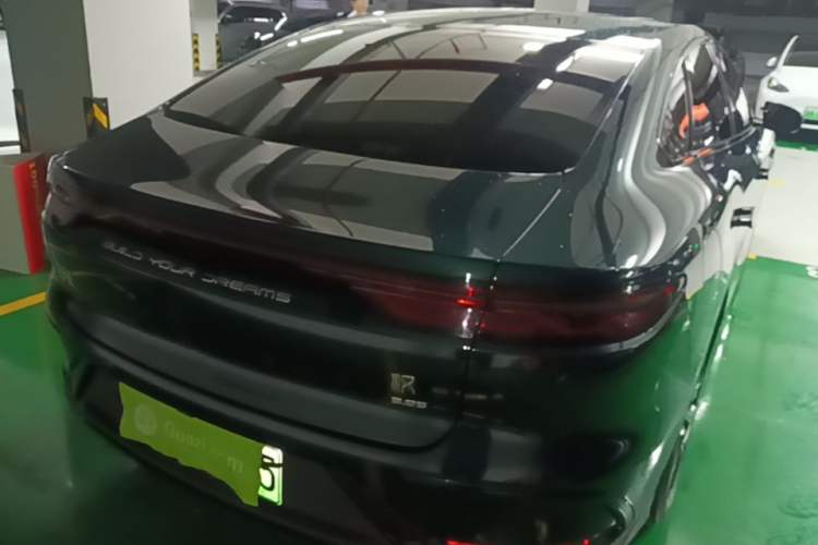 Used BYD Han 2022 EV 610 km All-Wheel-Drive Qianshan Cui Limited Edition Rear Right 45 Deg