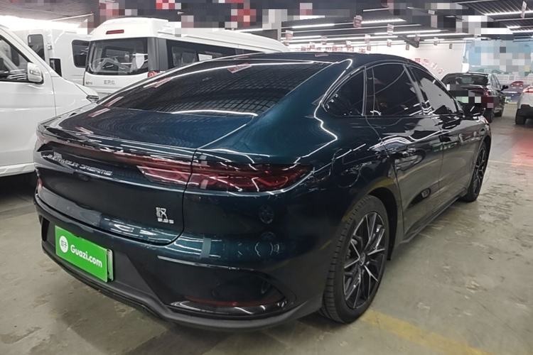 Used BYD Han 2022 EV 610 km All-Wheel-Drive Qianshan Cui Limited Edition Rear Right 45 Deg