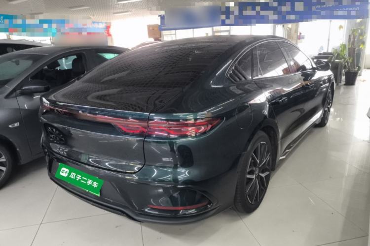 Used BYD Han 2022 EV 610 km All-Wheel-Drive Qianshan Cui Limited Edition Rear Right 45 Deg