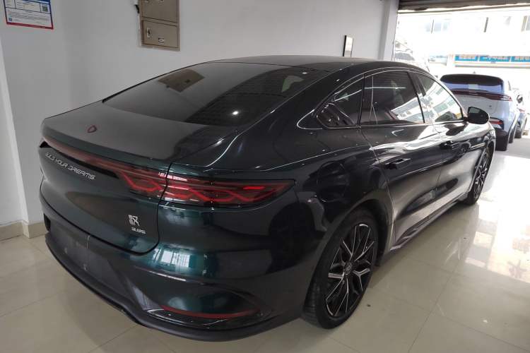 Used BYD Han 2022 EV 610 km All-Wheel-Drive Qianshan Cui Limited Edition Rear Right 45 Deg