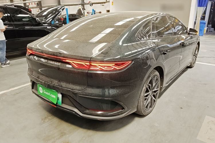 Used BYD Han 2022 EV 610 km All-Wheel-Drive Qianshan Cui Limited Edition Rear Right 45 Deg