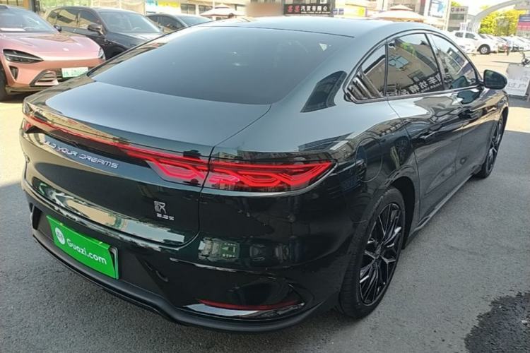 Used BYD Han 2022 EV 610 km All-Wheel-Drive Qianshan Cui Limited Edition Rear Right 45 Deg
