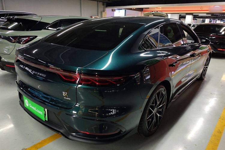 Used BYD Han 2022 EV 610 km All-Wheel-Drive Qianshan Cui Limited Edition Rear Right 45 Deg