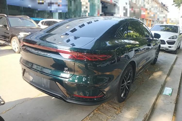 Used BYD Han 2022 EV 610 km All-Wheel-Drive Qianshan Cui Limited Edition Rear Right 45 Deg