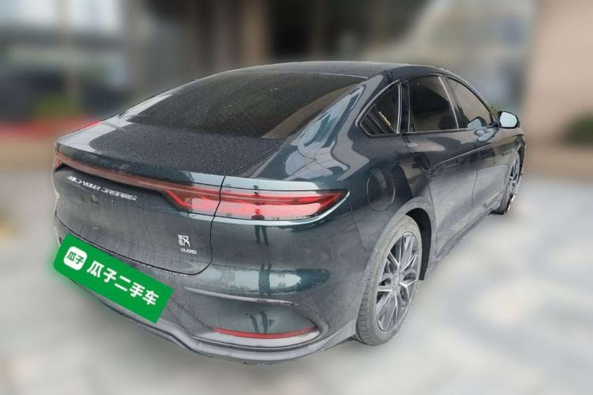 Used BYD Han 2022 EV 610 km All-Wheel-Drive Qianshan Cui Limited Edition Rear Right 45 Deg