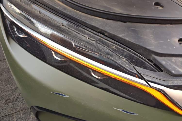 Used BYD Han 2022 EV Genesis Edition 610KM All-Wheel Drive Premium Model Right Front Headlight