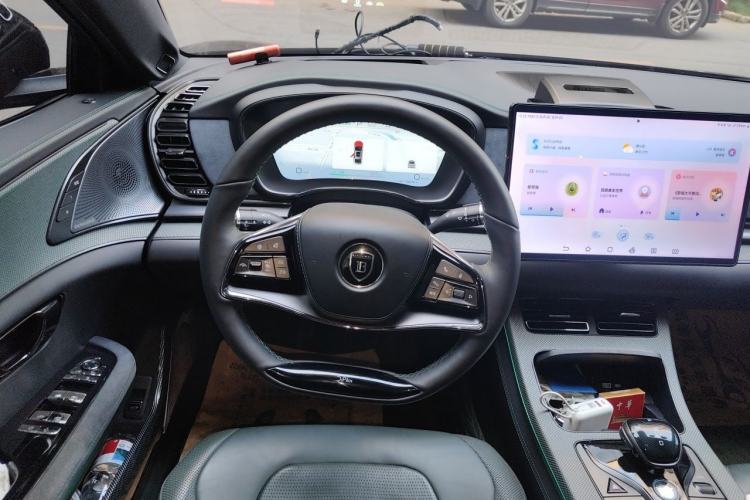 Used BYD Han 2022 EV 610 km All-Wheel-Drive Qianshan Cui Limited Edition Steering Wheel
