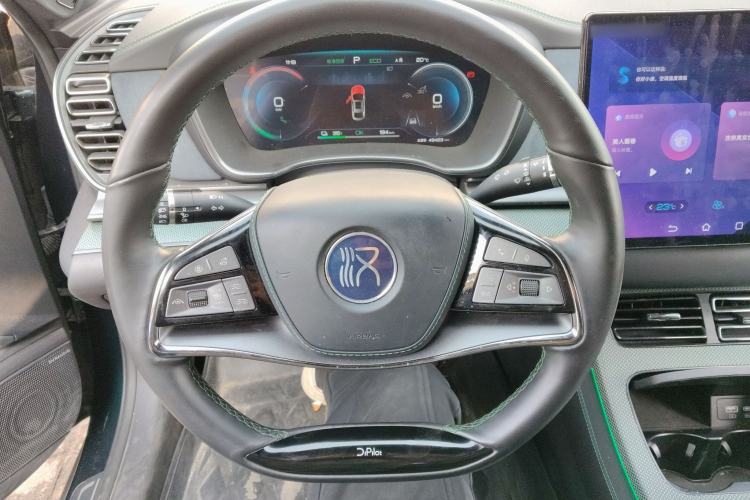 Used BYD Han 2022 EV 610 km All-Wheel-Drive Qianshan Cui Limited Edition Steering Wheel