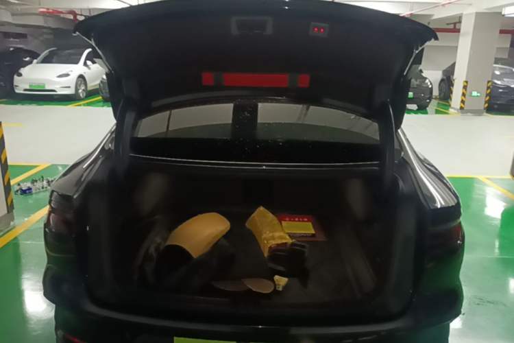 Used BYD Han 2022 EV 610 km All-Wheel-Drive Qianshan Cui Limited Edition Trunk