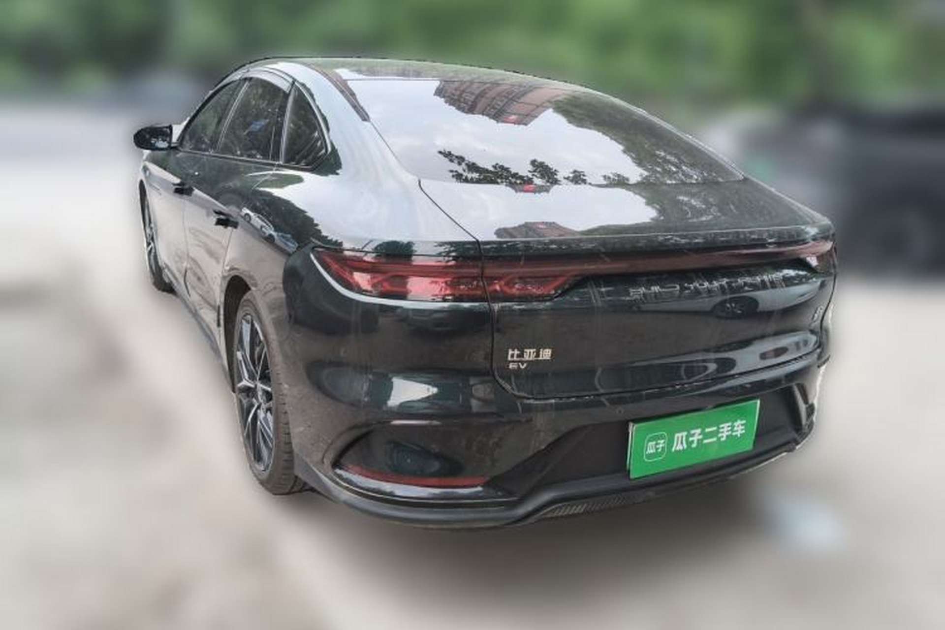 Used BYD Han 2022 EV 610 km All-Wheel-Drive Qianshan Cui Limited Edition Rear Left 45 Deg
