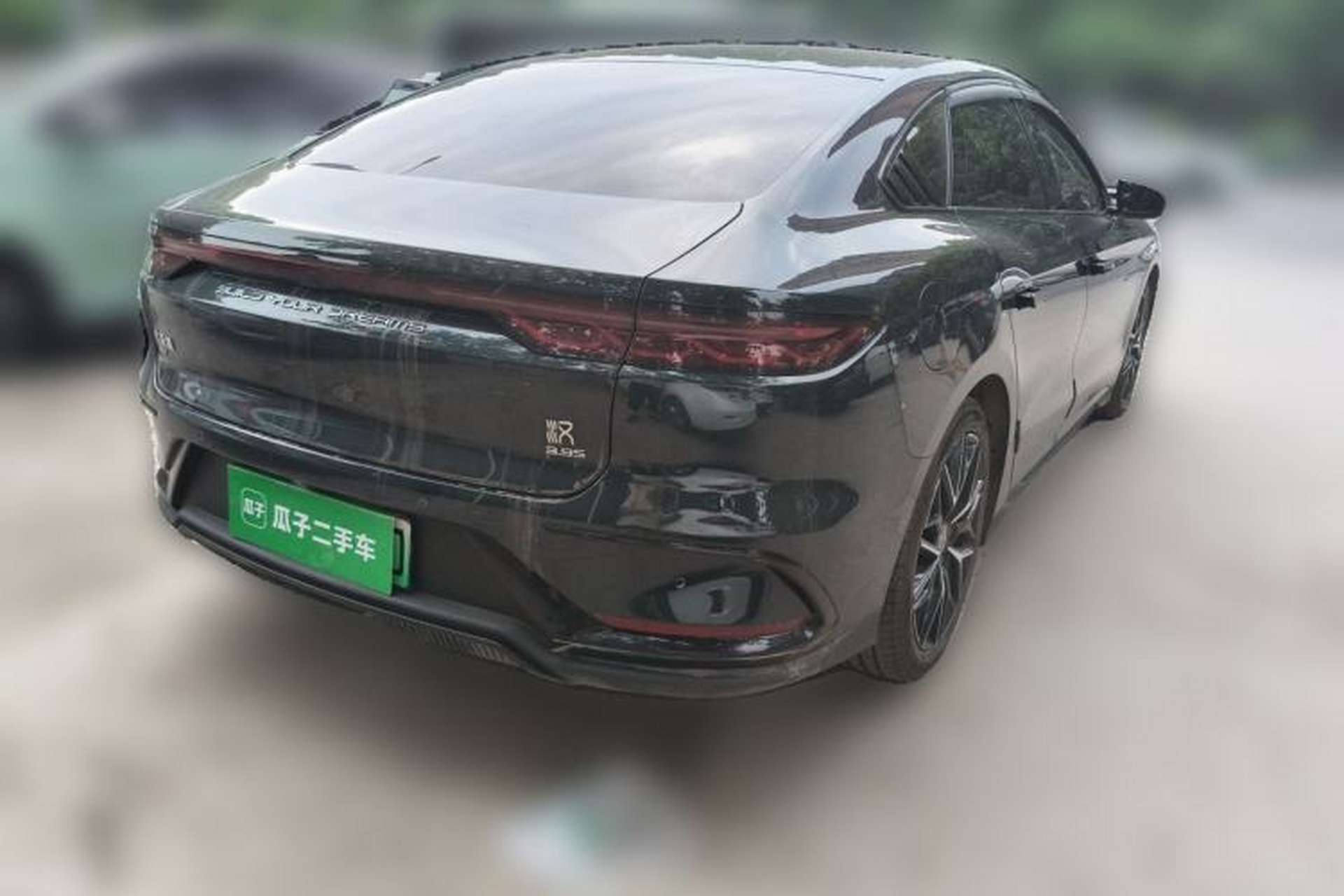 Used BYD Han 2022 EV 610 km All-Wheel-Drive Qianshan Cui Limited Edition Rear Right 45 Deg