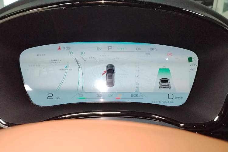 Used BYD Han 2022 DM-i 121KM Prestige Model Instrument Cluster