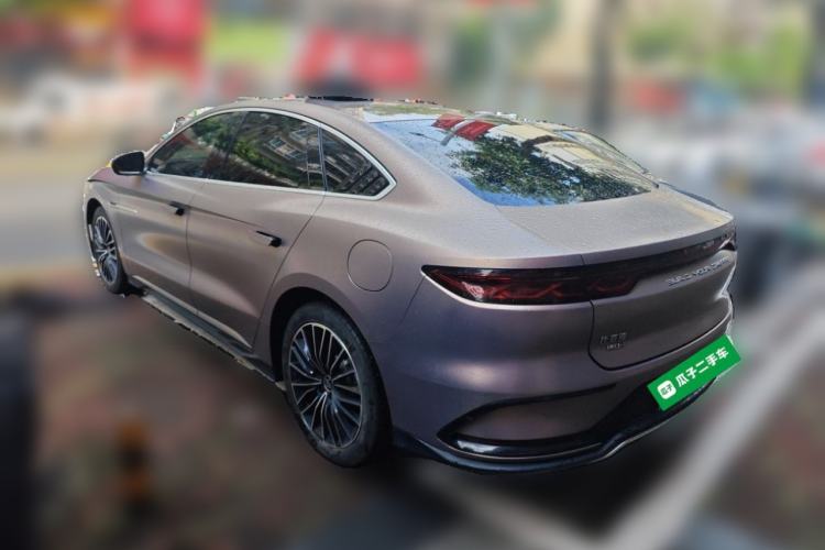 Used BYD Han 2022 DM-i 121KM Luxury Model Rear Left 45 Deg