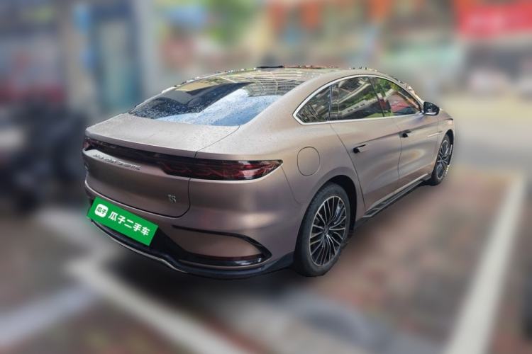 Used BYD Han 2022 DM-i 121KM Luxury Model Rear Right 45 Deg