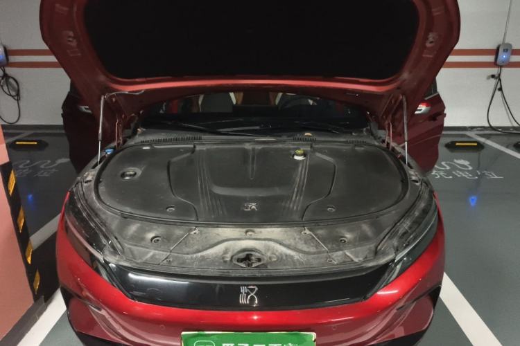 Used BYD Han 2022 EV Genesis Edition 715KM Front-Wheel-Drive Prestige Model Engine Bay