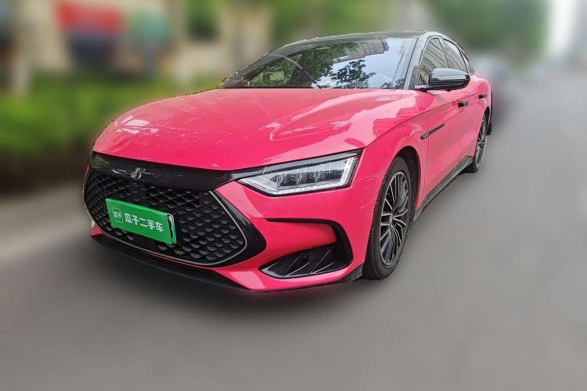 Used BYD Han 2022 DM-i 121KM Luxury Model Front Left 45 Deg