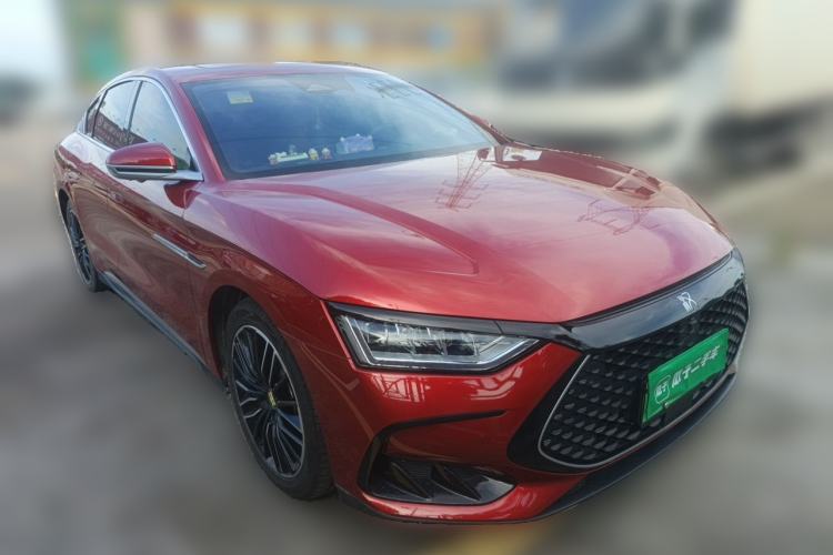 Used BYD Han 2022 DM-i 121KM Luxury Model Front Right 45 Deg