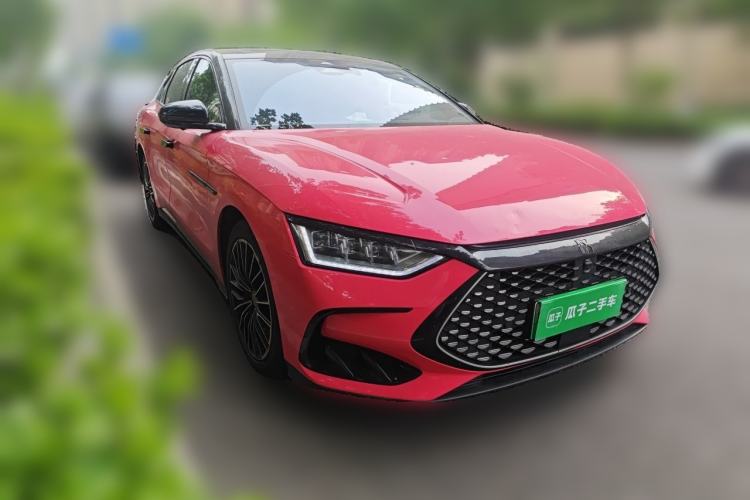 Used BYD Han 2022 DM-i 121KM Luxury Model Front Right 45 Deg