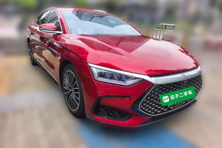 Used BYD Han 2022 DM-i 121KM Luxury Model Front Right 45 Deg