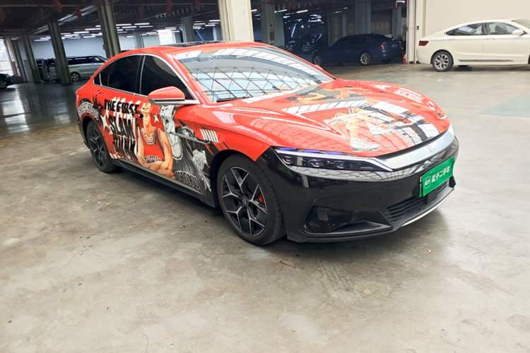 Used BYD Han 2022 EV Genesis Edition 715 km Front-Wheel-Drive Flagship Model Front Right 45 Deg