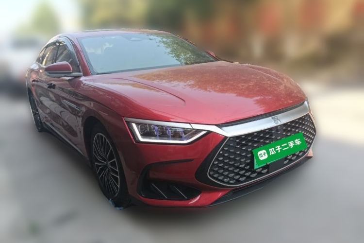 Used BYD Han 2022 DM-i 121KM Luxury Model Front Right 45 Deg