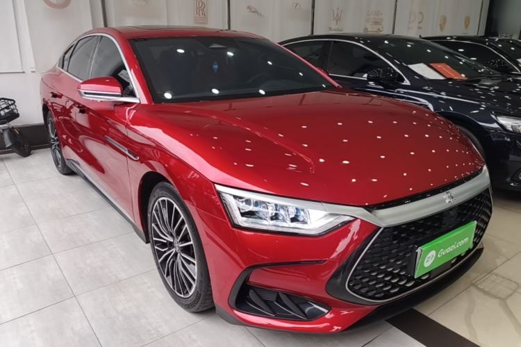 Used BYD Han 2022 DM-i 121KM Luxury Model Front Right 45 Deg