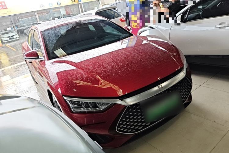 Used BYD Han 2022 DM-i 121KM Luxury Model Front Right 45 Deg