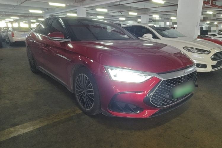 Used BYD Han 2022 DM-i 121KM Luxury Model Front Right 45 Deg
