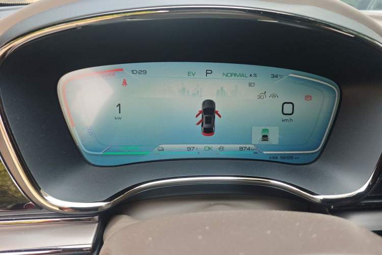 Used BYD Han 2022 DM-i 121KM Luxury Model Instrument Cluster