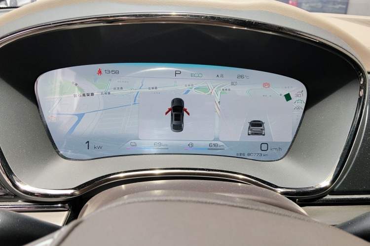 Used BYD Han 2022 DM-i 121KM Luxury Model Instrument Cluster